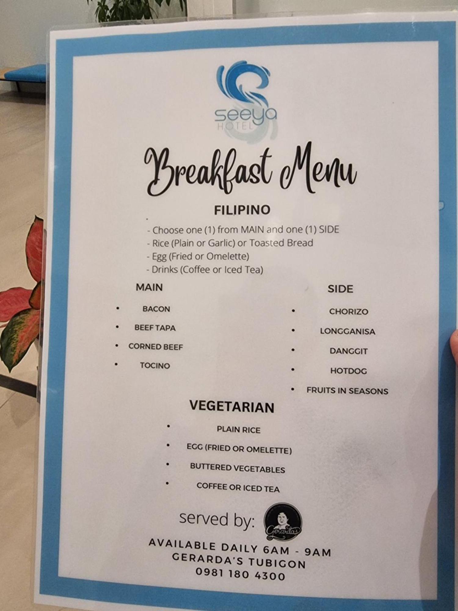 Seeya Hotel Tubigon المظهر الخارجي الصورة